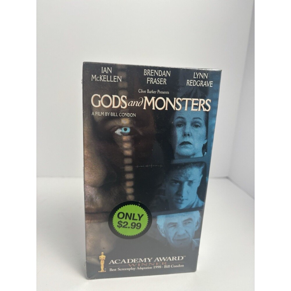 Gods and Monsters (1998) VHS Brand New Factory Sealed -  Ian McKellen
